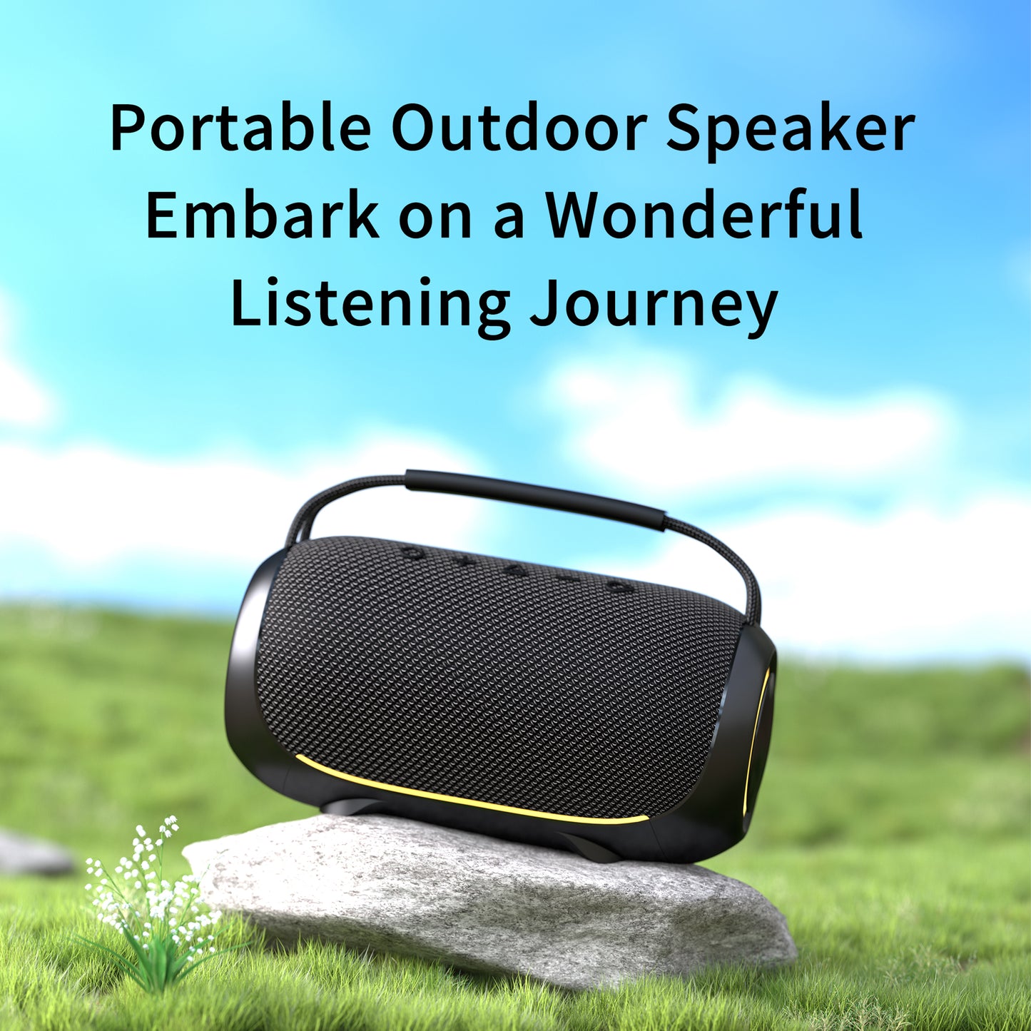 YL-620 Portable outdoor speaker IPX5 TWS Stereo sound free shipping