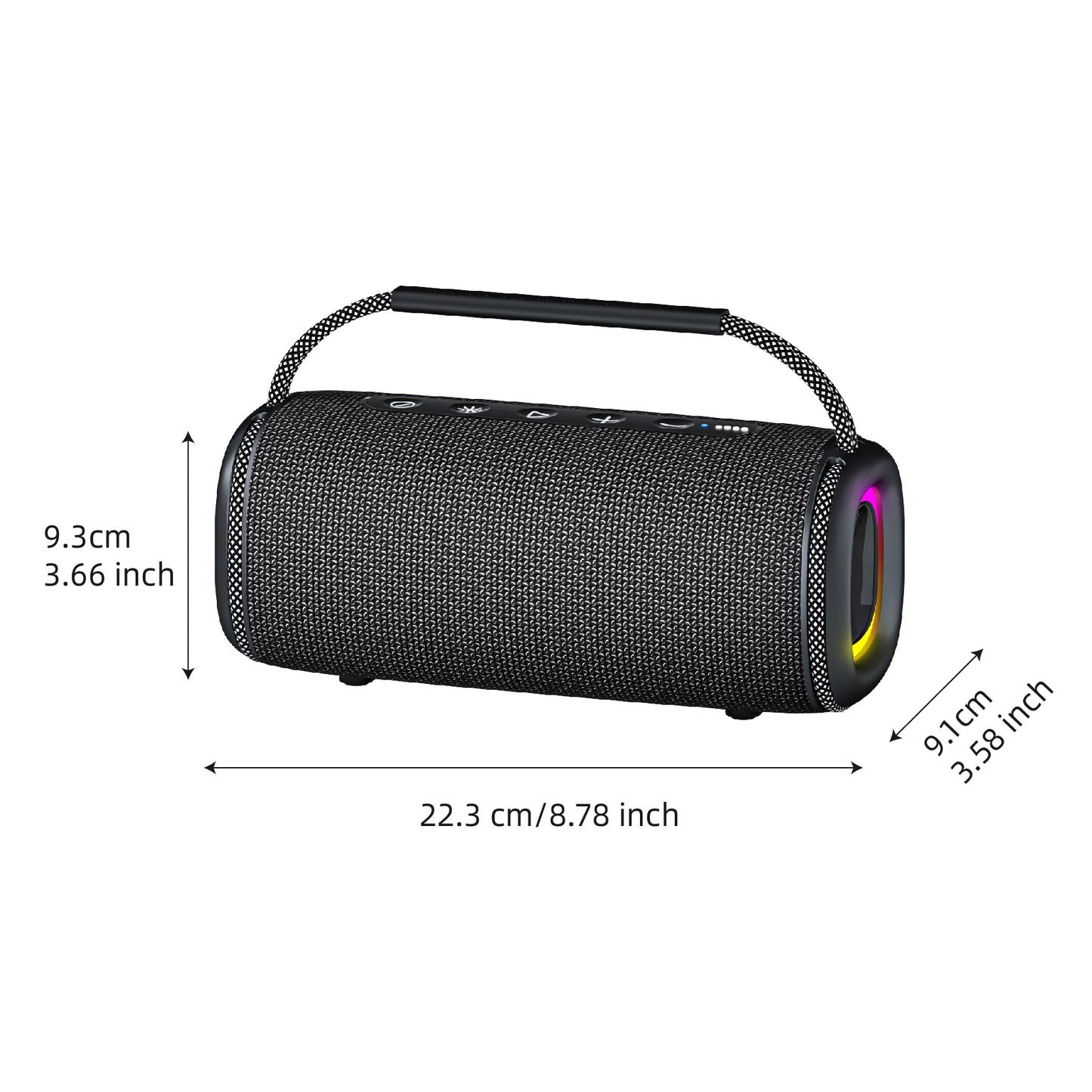 YL-617 High power dual large speaker outdoor Portable Bluetooth speaker