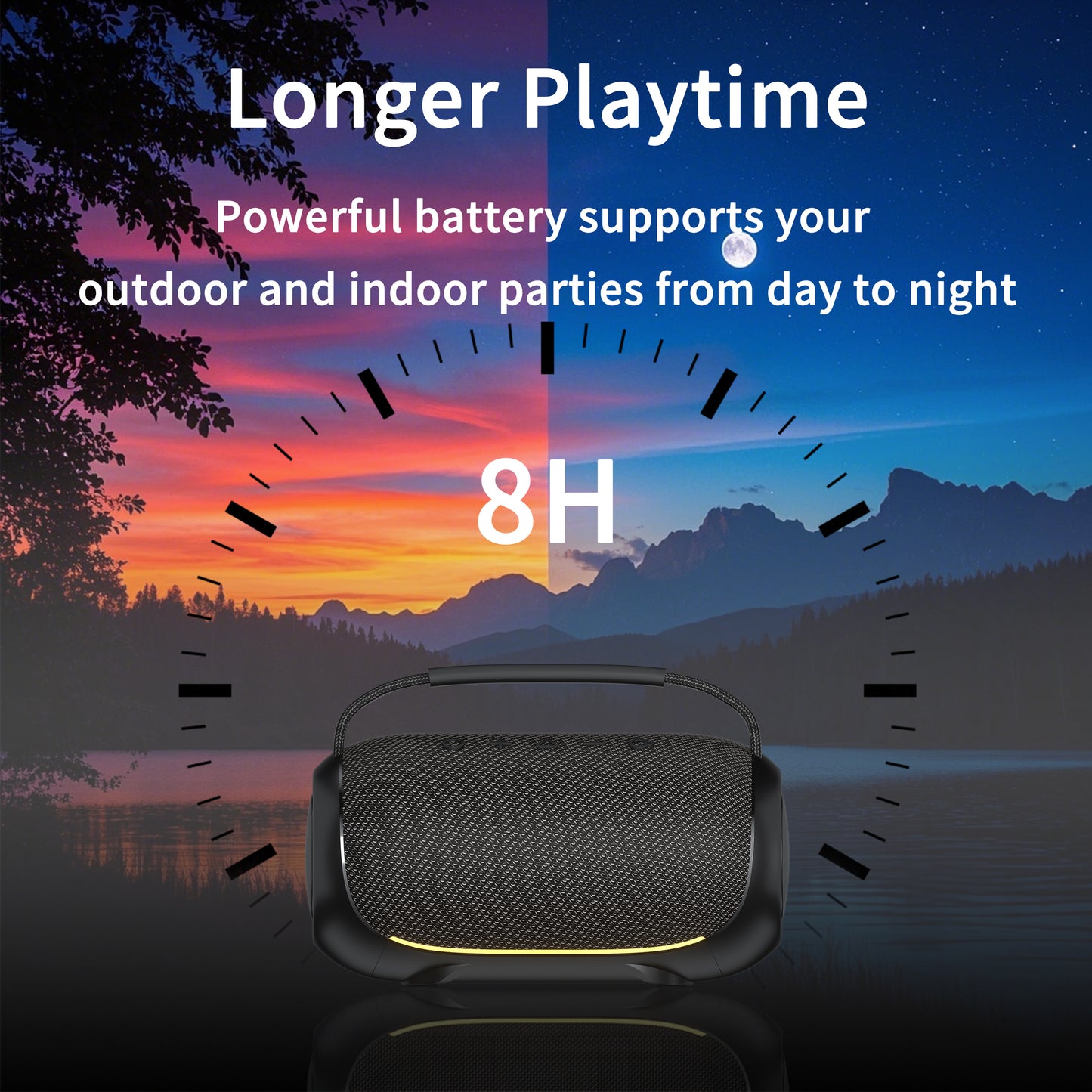 YL-620 Portable outdoor speaker IPX5 TWS Stereo sound free shipping
