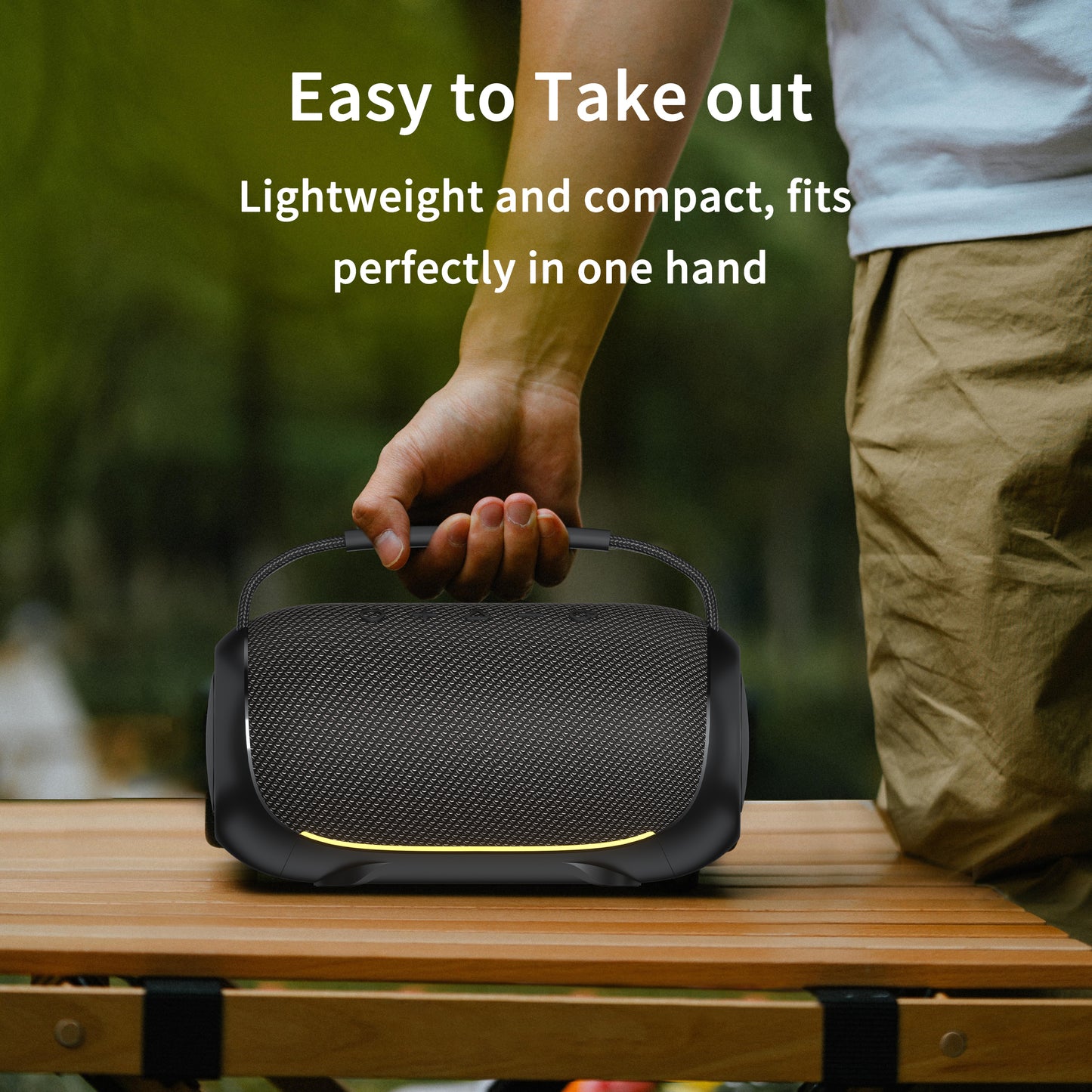 YL-620 Portable outdoor speaker IPX5 TWS Stereo sound free shipping