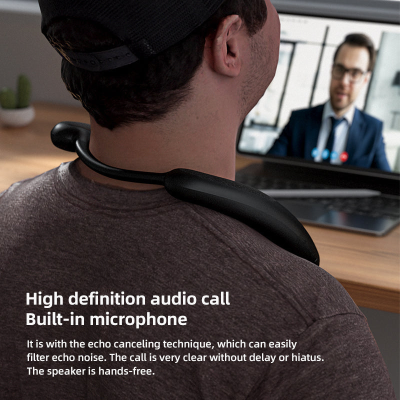 YL-910 Adjustable Silicon Neckband Speaker Built-in MIC