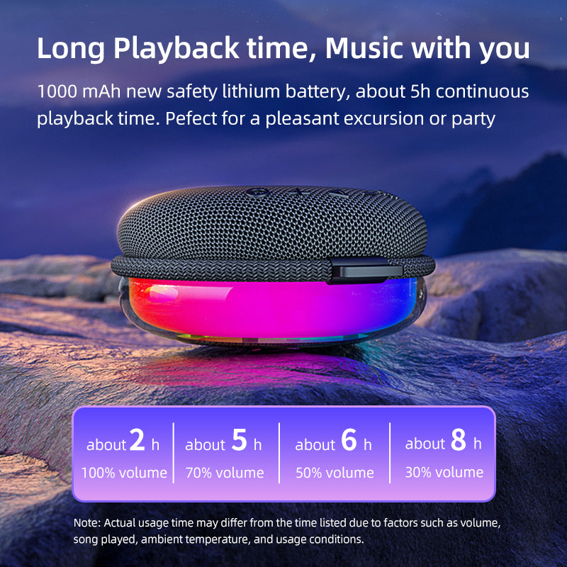 YL-310 Mini portable speaker strong magnetic chassis audio enhances bass resonance