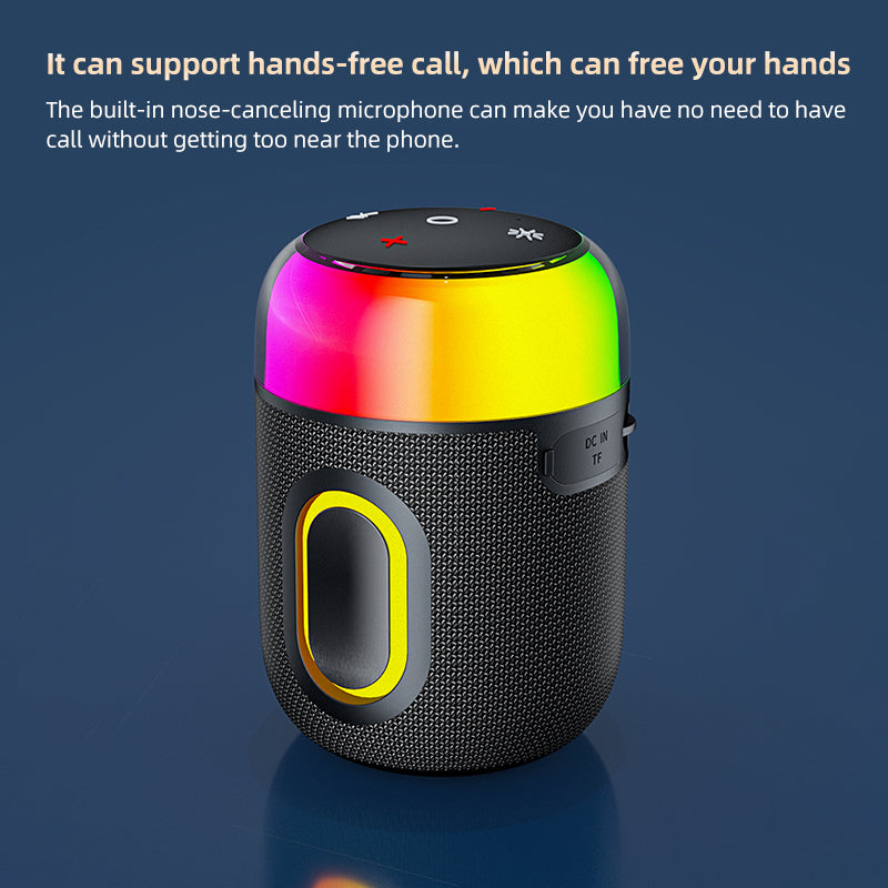 YL-709 New design RGB Lighting 10W mini Portable Bluetooth speaker
