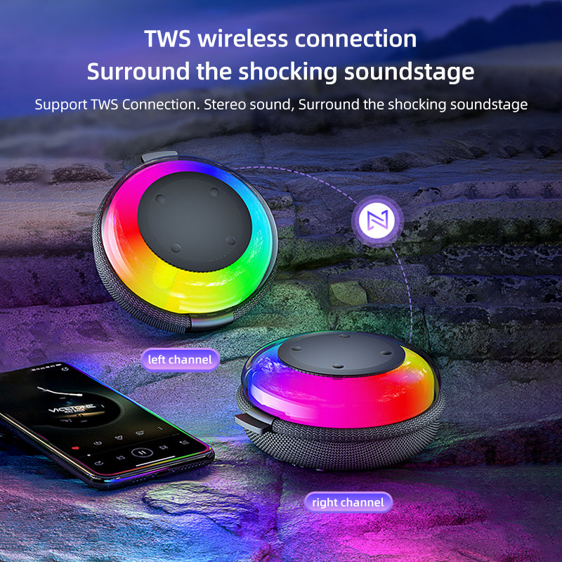 YL-310 Mini portable speaker strong magnetic chassis audio enhances bass resonance