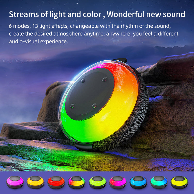 YL-310 Mini portable speaker strong magnetic chassis audio enhances bass resonance
