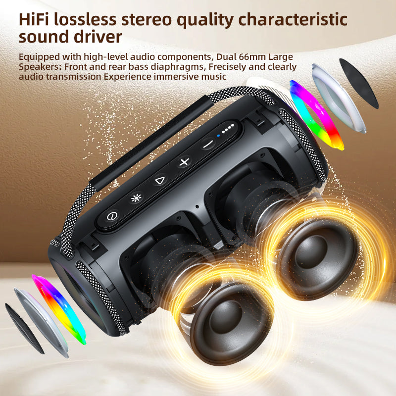 YL-617 High power dual large speaker outdoor Portable Bluetooth speaker