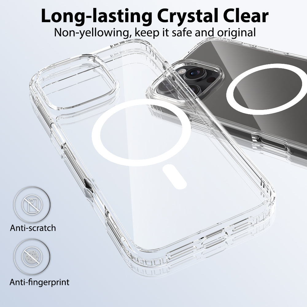 2.0mm Scratch-resistant magnetic phone case | for iphone 16/15/14/13/12/11