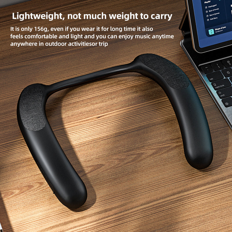 YL-910 Adjustable Silicon Neckband Speaker Built-in MIC