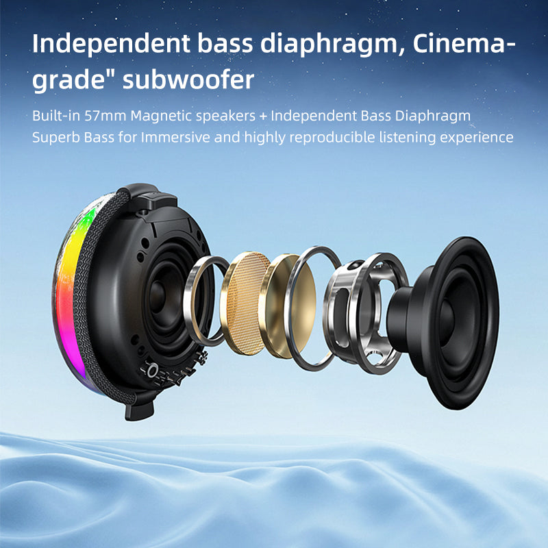 YL-310 Mini portable speaker strong magnetic chassis audio enhances bass resonance