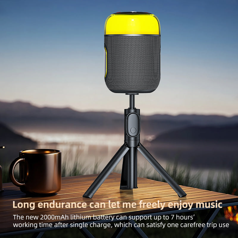 YL-709 New design RGB Lighting 10W mini Portable Bluetooth speaker