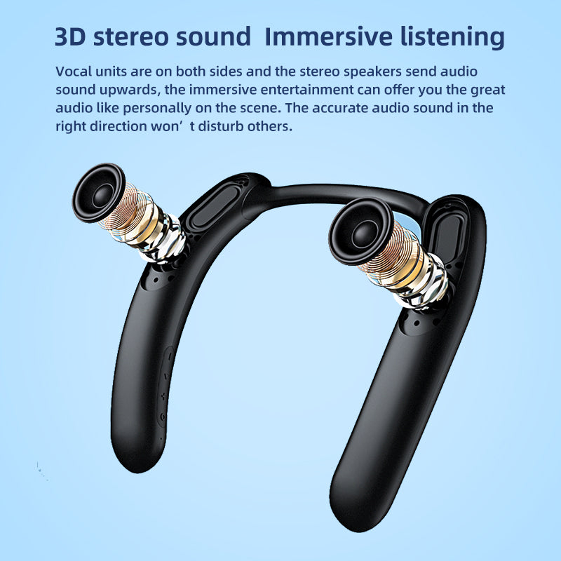 YL-910 Adjustable Silicon Neckband Speaker Built-in MIC