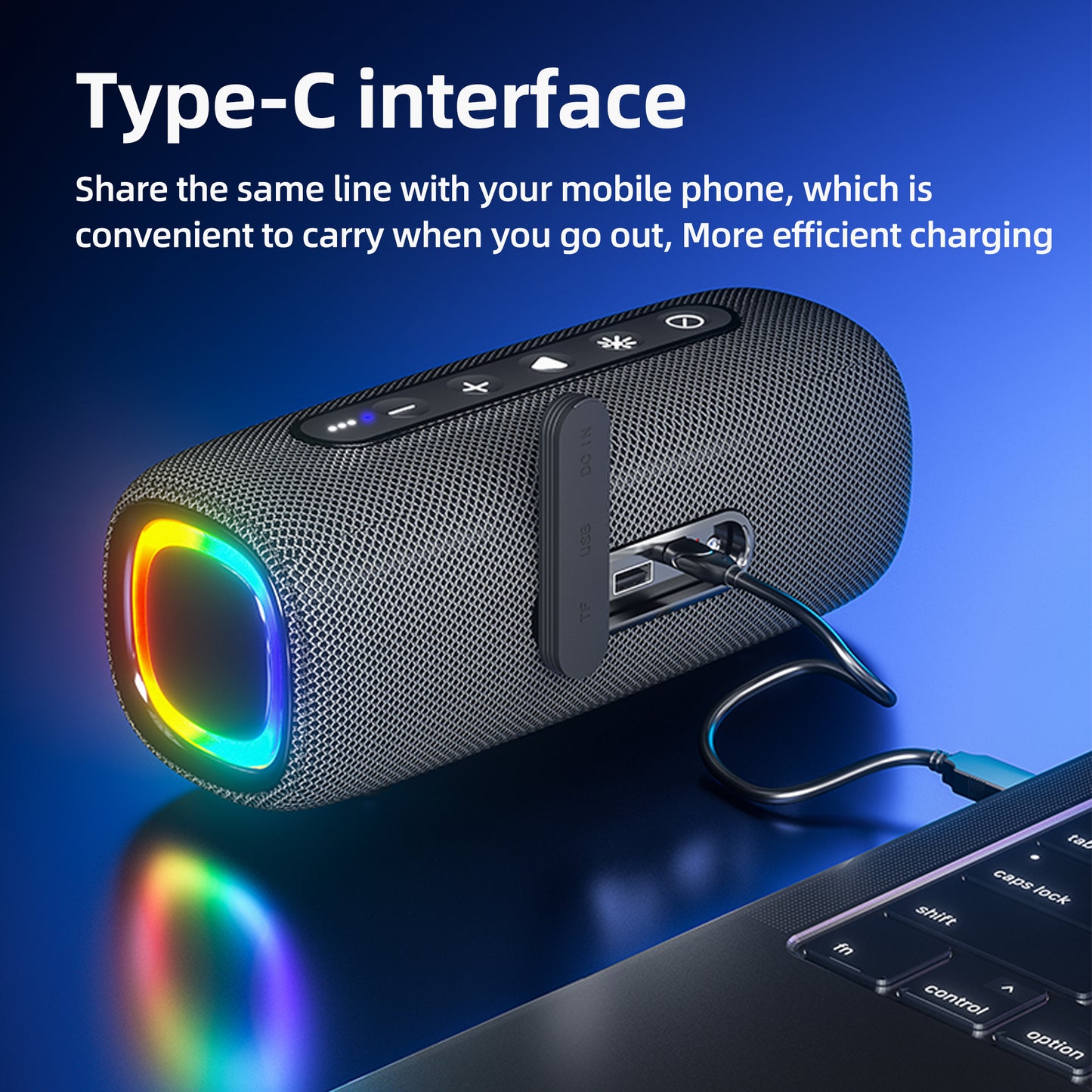 YL-608 HD voice call 4000mah large battery outdoor fabric speaker