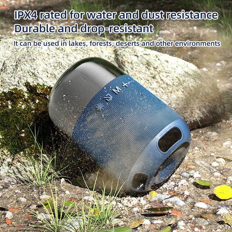 YL-708 Outdoor speaker with ambient RGB light built-in micro and rechargeable
